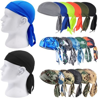 3× Bandana Hat Headwrap Kopftuch Piratentuch Biker Caps Durag Doo Rag Skull Cap]