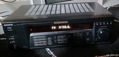 Sony STR-DE185 AM/FM Stereo Receiver Tested Working No Remote Black 2-Channel