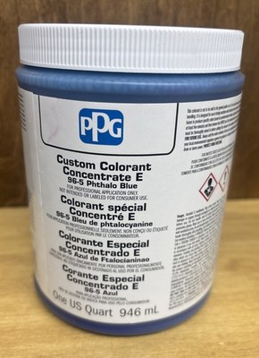 PPG Concentrate - 96-5 - QT E Colorant Thalo Blue - New Sealed