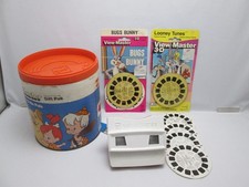 View Master Gift Pack Cannister No 2349 with extra reels VTG Works Good
