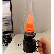 Studio ghibli Howl's Moving Castle Calcifer Night Light Desktop Lamp Figure