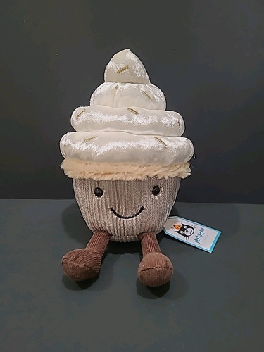 Jellycat Frostie Cutie Cupcake Plush Retired Extremely Rare New With Tags - Picture 2 of 9