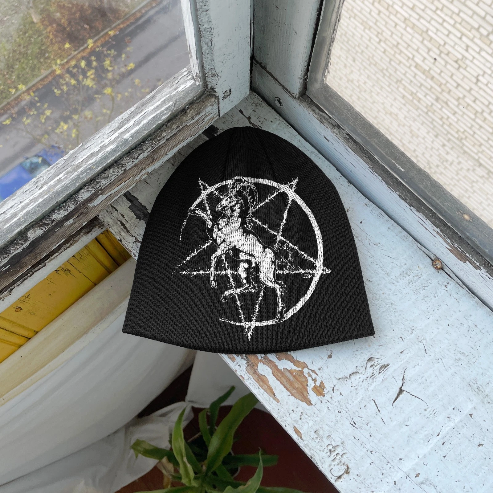 Satanic Goat Pentagram Beanie Hat – Heavy Metal Hardcore Goth Punk
Opens in a new window or tab