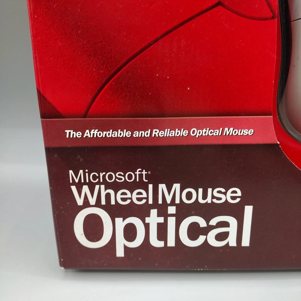 Microsoft Basic Optical Mouse Scroll Wheel PS/2 USB Wired Vintage Sealed - Image 4 of 4
