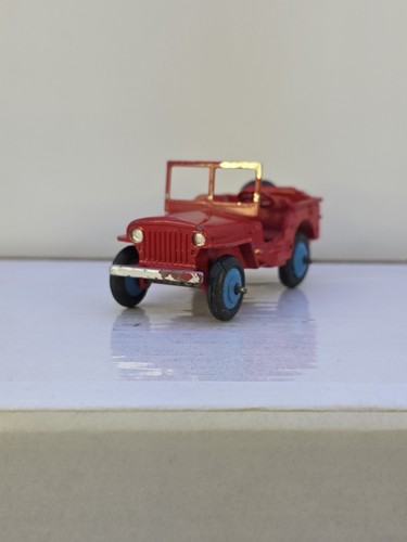Dinky Toys N°808 Jeep Militaire – Made In France Meccano – Miniature 1/43 Vintage