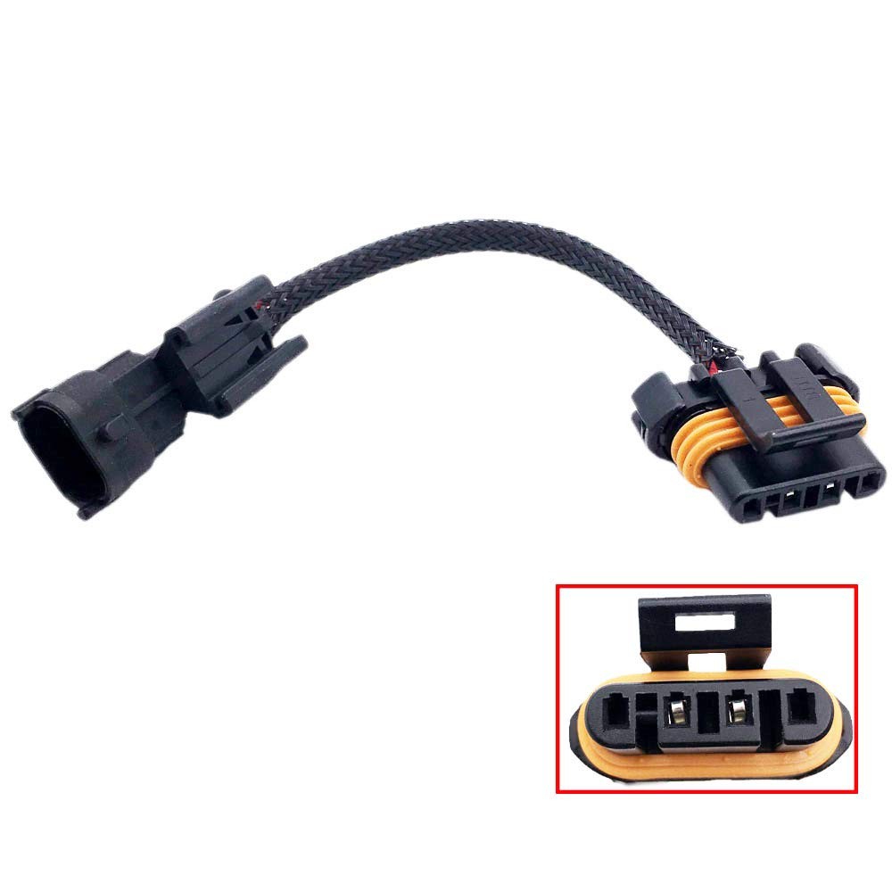 Alternator Wire Adapter Harness 2 Pin to 4 Flat Conversion Connector | eBay