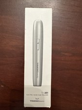 TOUCHBeauty Battery Powered Ear and Nose Hair Trimmer for Women Silver