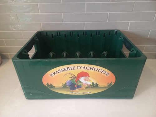 Brasserie D'Achouffe Belgium Beer Case Empty Plastic Crate Container Brewery - Picture 5 of 9