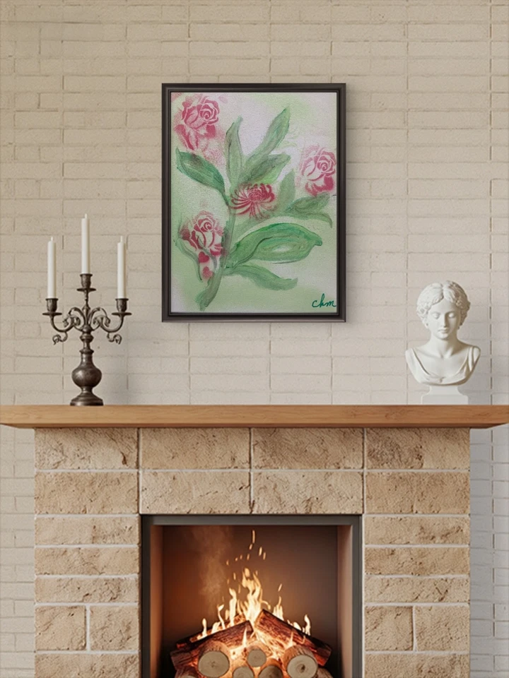 11x14 Impressionism Original Acrylic Painting on Canvas Handmade Abstract Art - Image 2 of 3