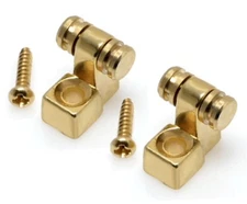 Guitar Parts ROLLER STRING TREES Retainer Guides - Set of 2 - GOLD