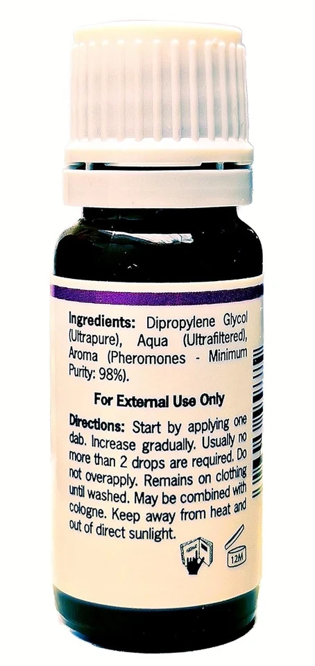 Mezcla exclusiva de feromonas ultra puras para hombre - 30 días Foto 3 de 3