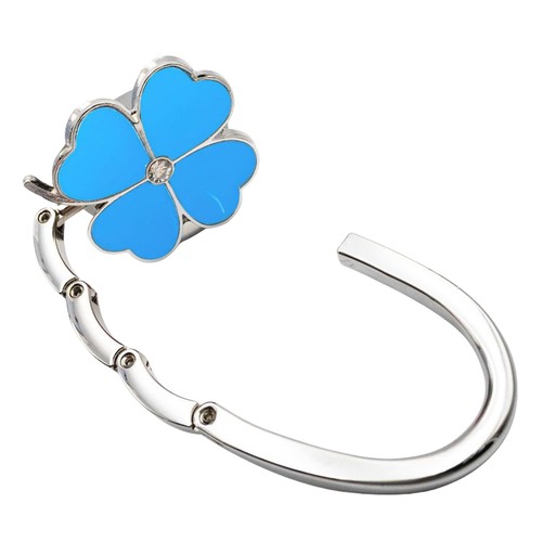 Portable Foldable Folding Zinc Alloy Purse Handbag Hook Hanger Bag Holder - Picture 9 of 13