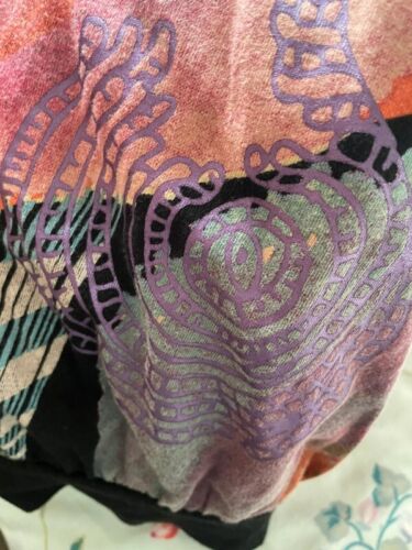 Desigual Dress Ladies Size M 8/10 Cotton Dress long sleeves hippy quirky - Picture 3 of 10