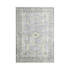 5'3''x7'8'' Gray Hand Knotted Traditional Oushak Wool Area Rug