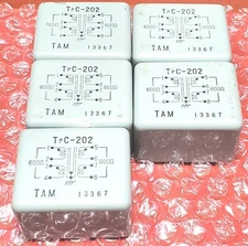 Tamura TPC-202 600 Ohm 600 Ohm Isolation/Bridging Transformer Japan Tested Rare