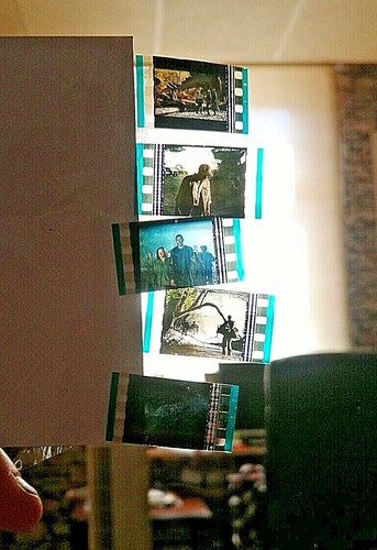 the lost world 35mm set of five film cells rare stegosaurus family jurassic park - Picture 3 of 4
