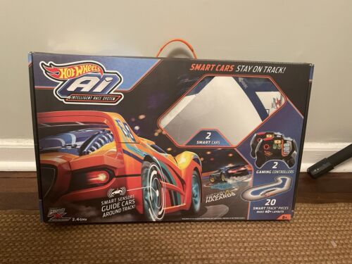 HOT WHEELS Ai SMART CARS - Intelligent Race System 2 Cars Controllers COMPLETE