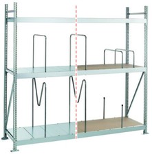 Zusatzebene mit Stahlpaneelen WS 3000 1500 1000 mm verzinkt Fachlast 500 kg