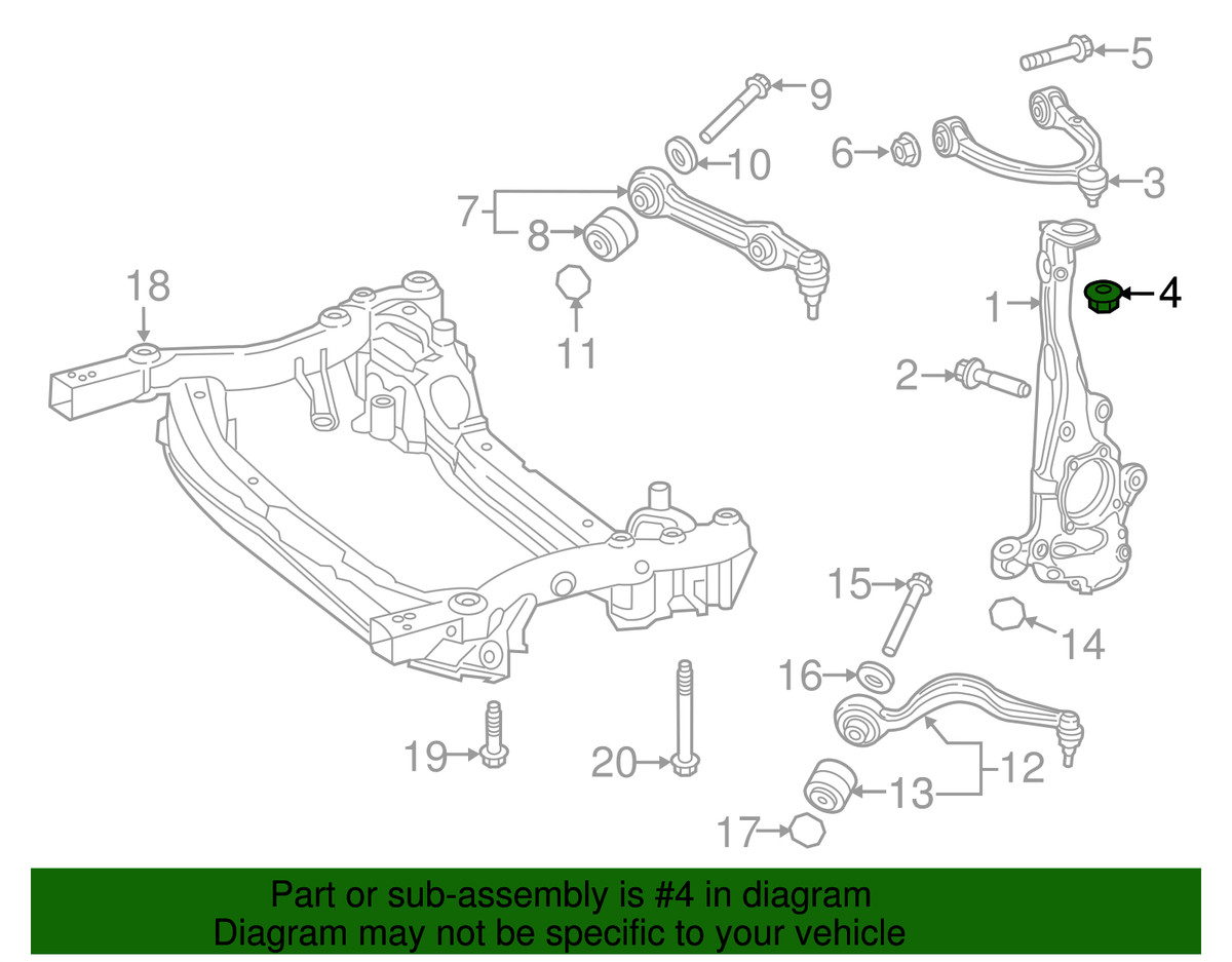 Upper Control Arm Lock Nut OEM Mercedes Benz A 0029906854 NEW | eBay