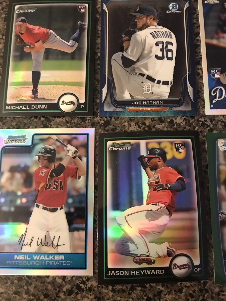 Lot 17 MLB BASEBALL REFRACTORS TOPPS BOWMAN X-FRACTIR RC GOLD +