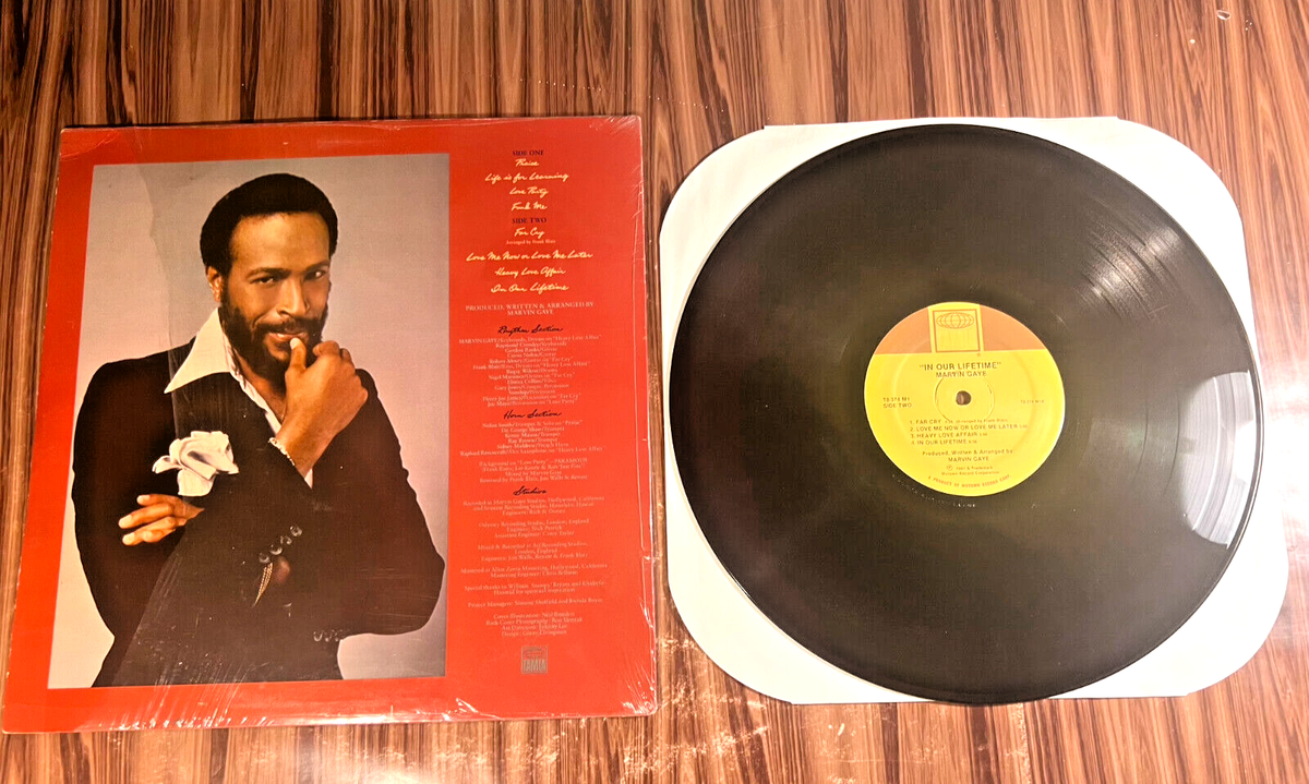 Marvin Gaye In Our Lifetime LP Vinyl Record 1981 Tamla T8-374M1