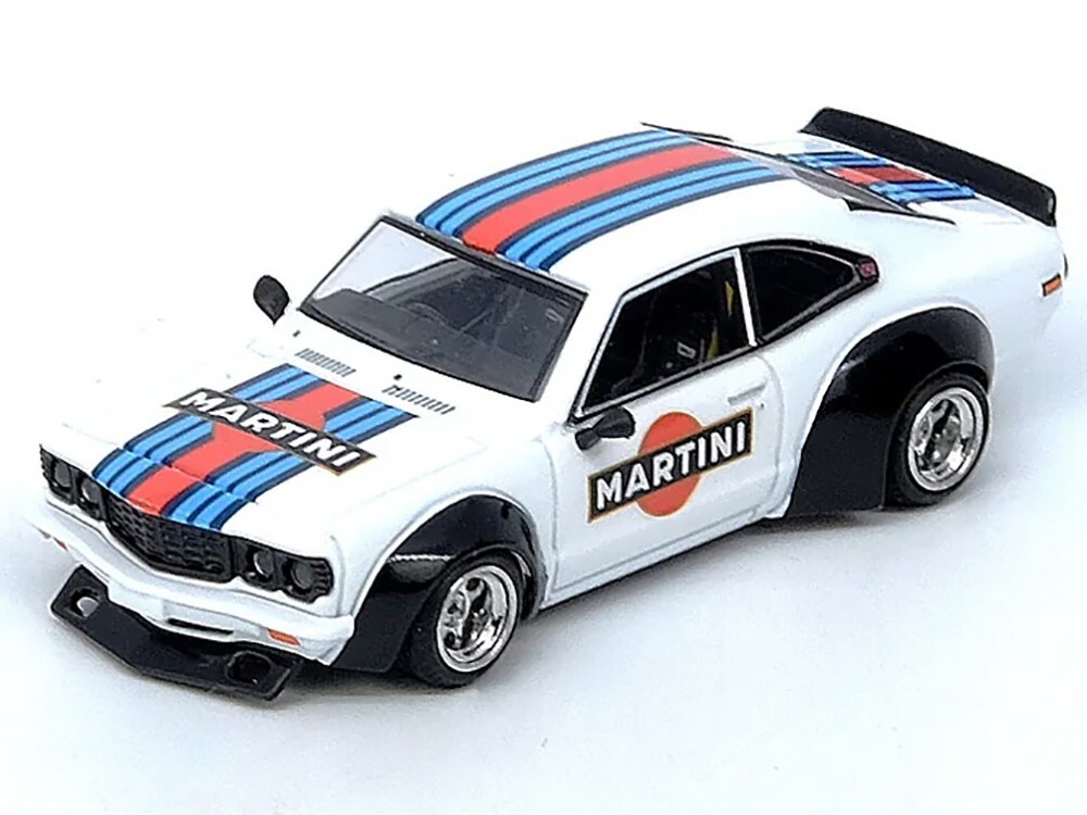 MAZDA RX-3 SAVANNA RHD MARTINI RACING WHITE 164 BY INNO MODELS IN64-RX3-MTN 6290₽