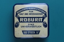 Blechdose - Rarit&auml;t - Roburit- ca. 9x9 cm