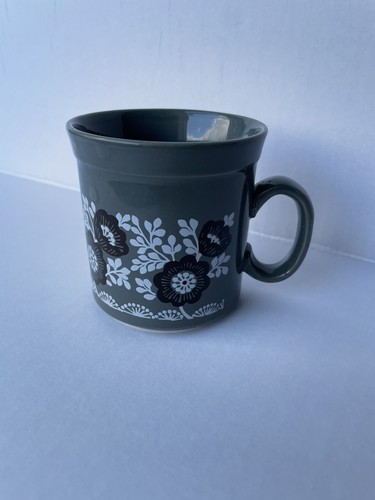 Vintage RARE MARY QUANT GREY FLORAL MUG | Staffordshire Made in England VGC - Picture 5 of 11