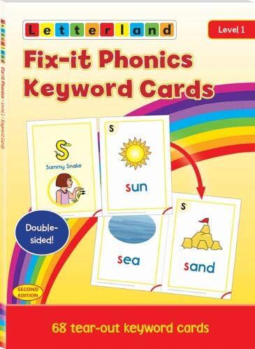 Fix-it Phonics - Level 1 - Keyword Cards (2nd Edition) - Letterland - PAPERBACK