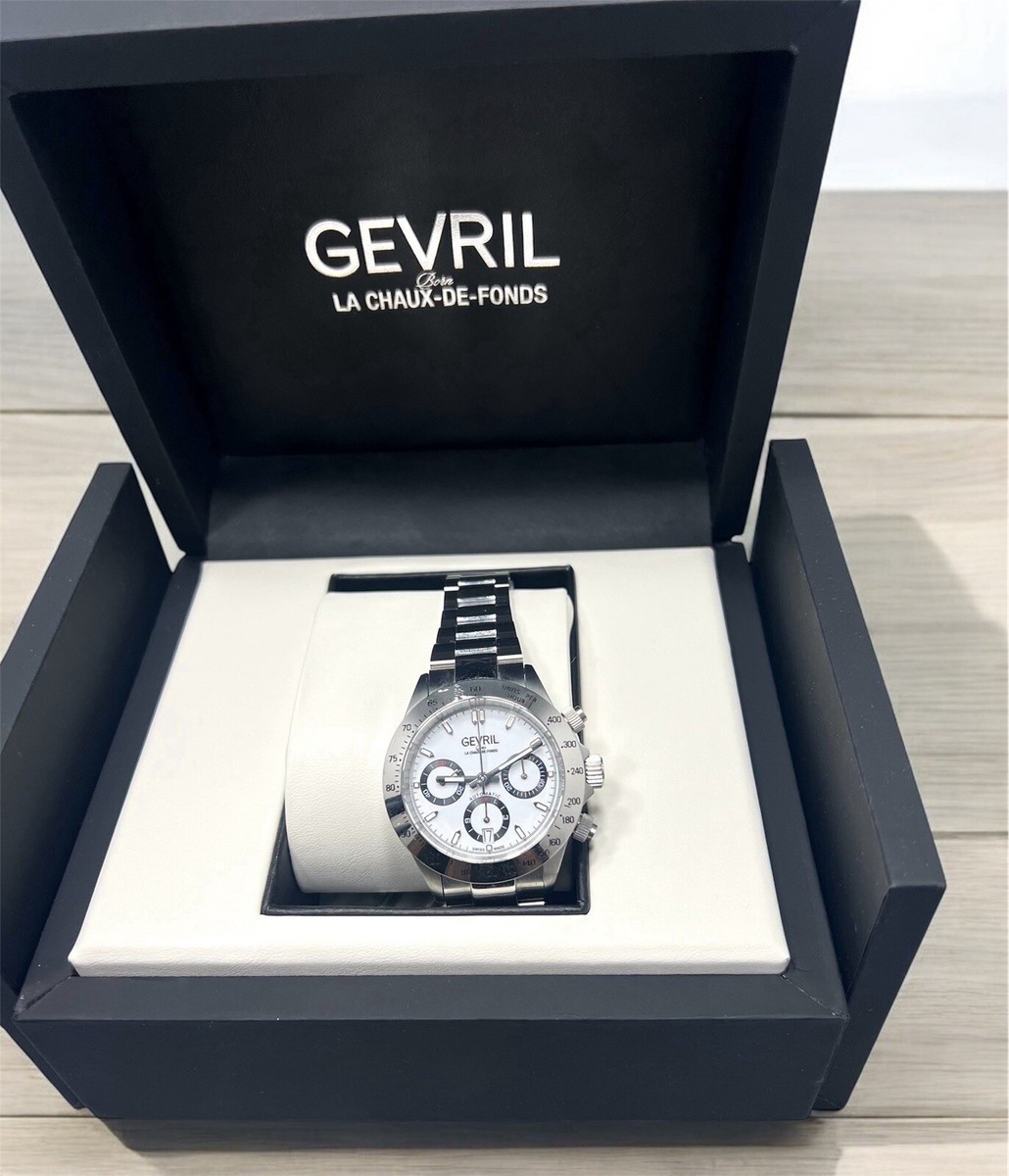 Gevril New Amsterdam Automatic Chronograph Mens Watch | eBay