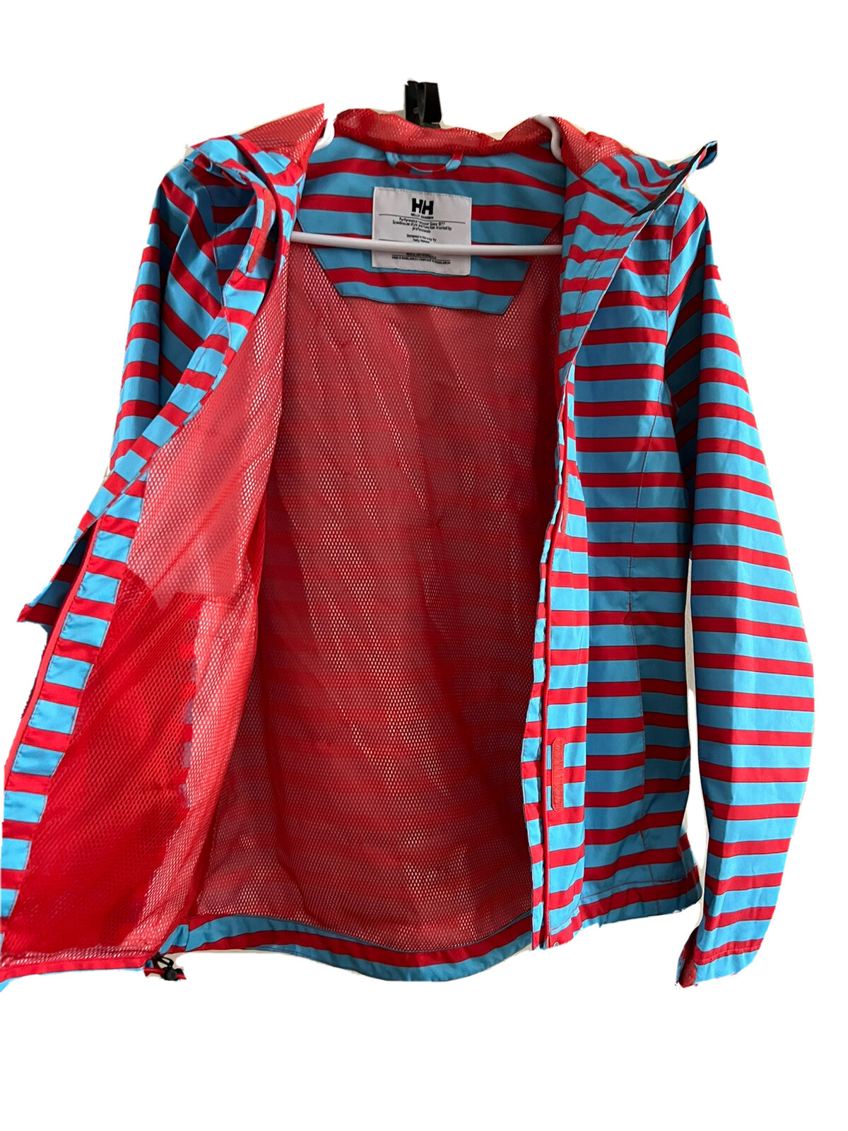 Helly Hansen Rain Lightweight Jacket Red & Blue S… - image 4