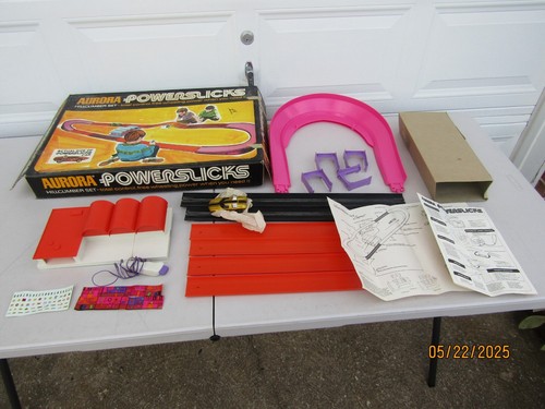 RARE Vintage 1970 AURORA Powerslicks Hillclimber Complete Set w Two-Much Car NOS - Picture 23 of 23