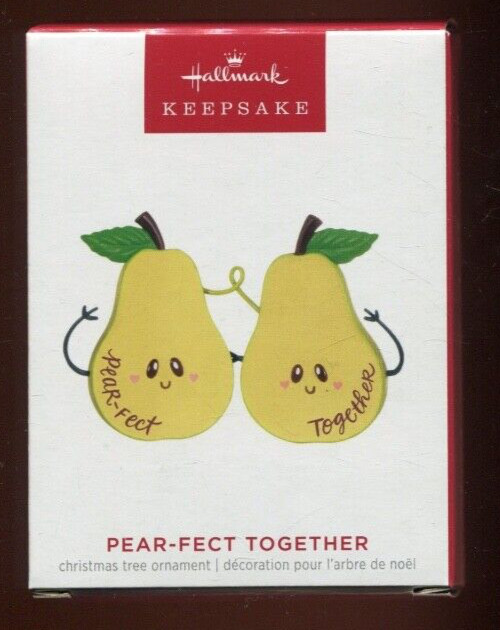 2023 Hallmark Ornaments - PEAR-FECT TOGETHER - New in Box