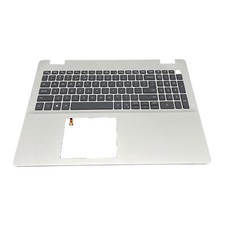 New For Dell Inspiron 5593 Palmrest Backlit Keyboard NO-Type-C Silver 0V5JHC US
