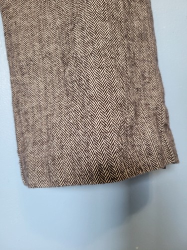 L.L.Bean Women's Herringbone Pants Size M Tall Brown - Picture 3 of 10