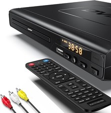 DVD Player All Region Free DVD CD Disc Player AV Output USB Remote Control 2026