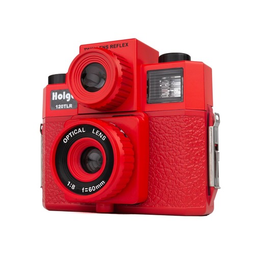 HOLGA 120 TLR Kamera rot Twinlens Lichtschacht Sucher Retro Analogkamera - Picture 2 of 9