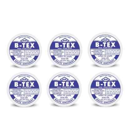 6 x B-Tex B tex Cream (14g) each Herbal Ayurvedic