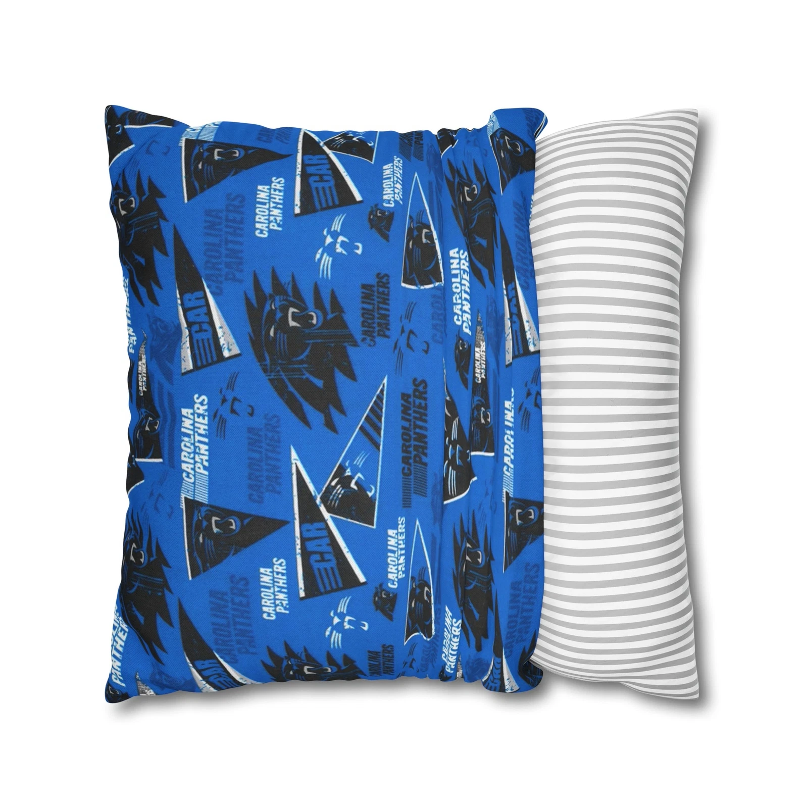 Carolina Panthers Square Throw Pillow Cover