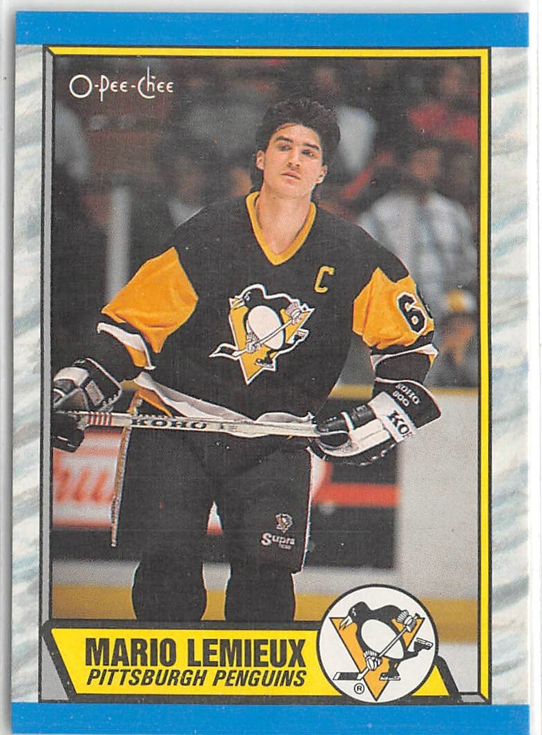 1989-90 O-Pee-Chee #1 Mario Lemieux  **  NM-MT  **