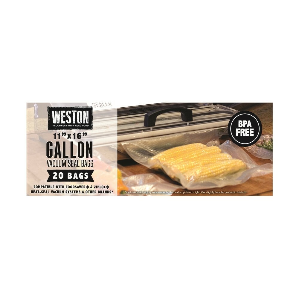 Weston Gallon 11 X 16 Vacuum Seal Freezer Bags (20 Count)
