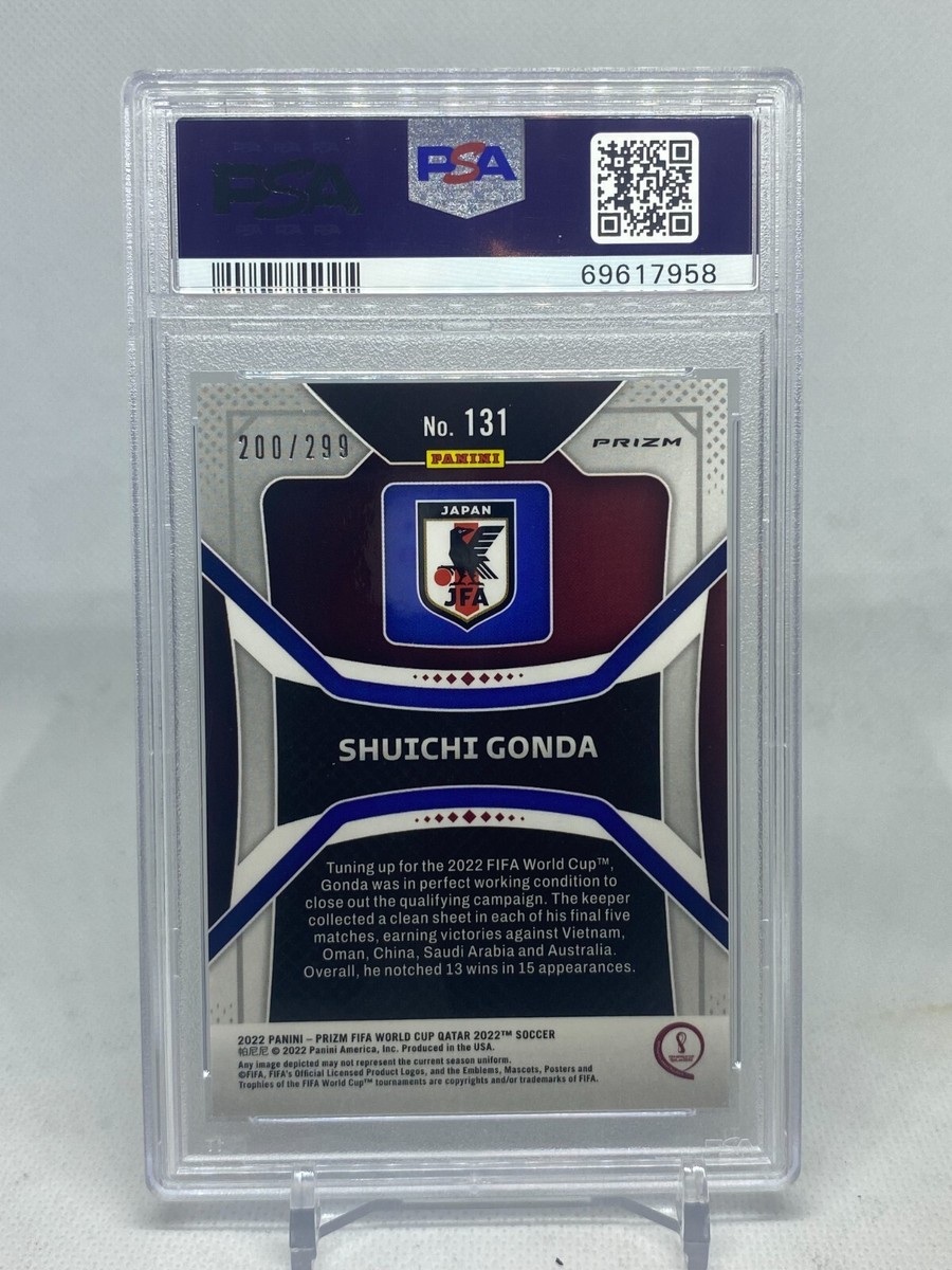 2022 Panini Prizm FIFA World Cup Blue RC #131 /299 Japan 2022 Panini Prizm FIFA World Cup Blue RC #131 /299 Japan