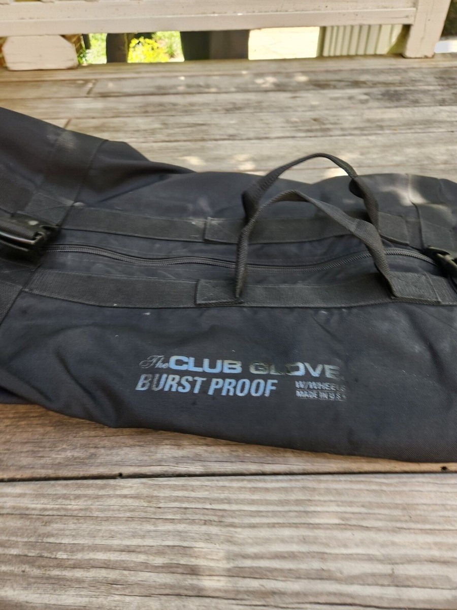 Club Glove Wheeled Golf Travel Bag - Burst Proof Black | eBay