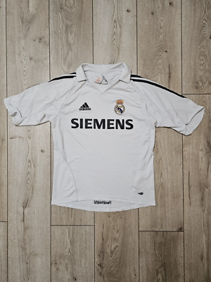 【確実正規品】Real Madrid 2005-06 長袖 オーセンティック REAL MADRID 2005 2006 HOME FOOTBALL SHIRT SOCCER JERSEY BOYS 14A