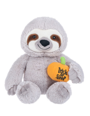 Ganz Trick Or Sleep Pumpkin   Sloth 10''   NEW Plush HW10786 Halloween