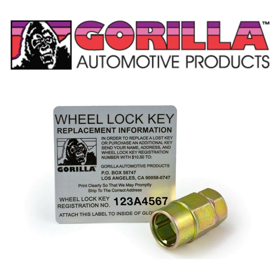 Cerraduras de rueda cromadas Gorilla Guard (2 llaves) 12 mm x 1,50 bulto bellota 61631-2K Foto 4 de 4