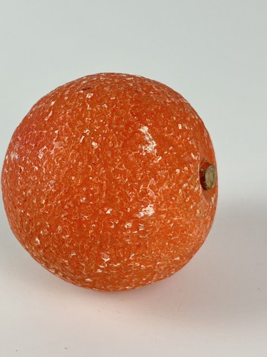 7 pc Vintage Italian Stone Fruit Carved Marble Fig Orange Apple Pear Peach Lot - Picture 14 of 18