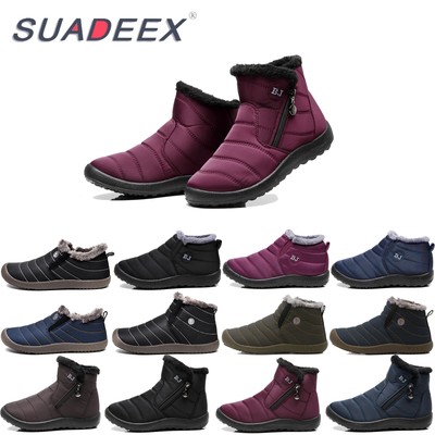 slip on ankle winter boots