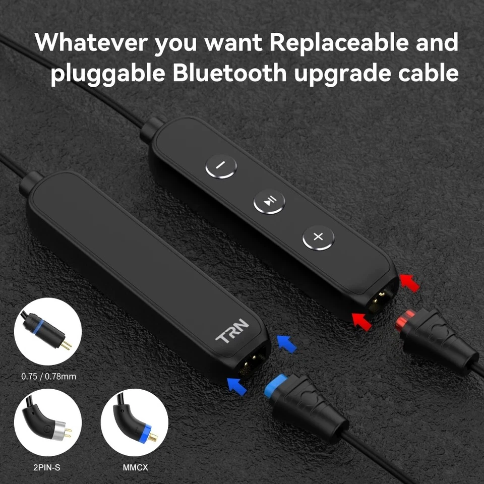Cable de actualización TRN BT3S Pro inalámbrico Bluetooth 5.1 IPX6 impermeable Aptx QCC3034 - Imagen 4 de 4