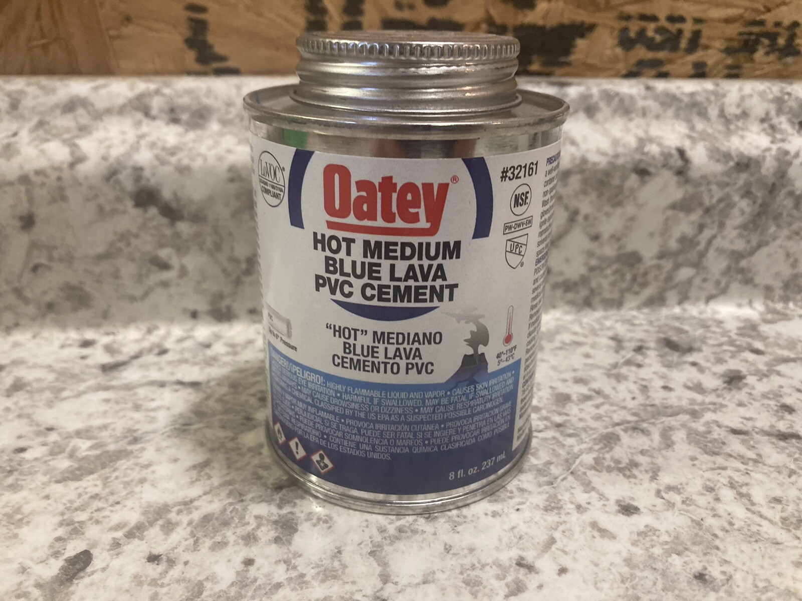 Oatey Hot Medium Blue Lava PVC Cement 32161 8 Fl Oz 237 mL Low VOC eBay